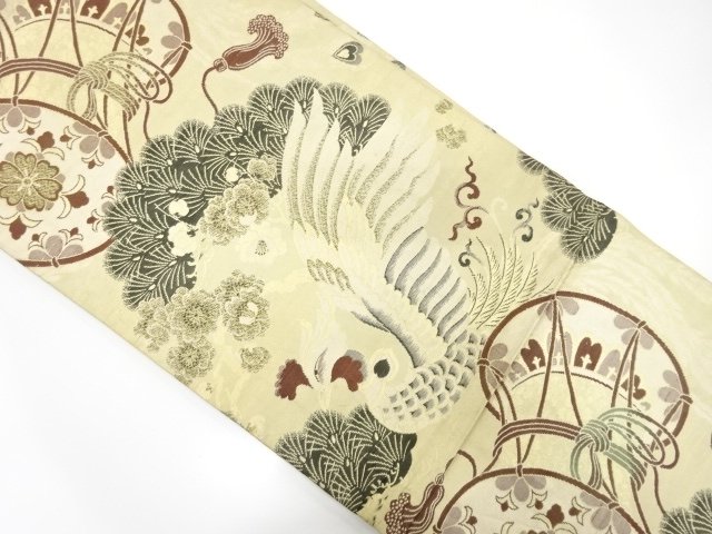 Japanese Kimono / Antique Maru Obi Combined weave